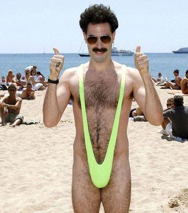 Imaginea din Borat costum de baie mankini