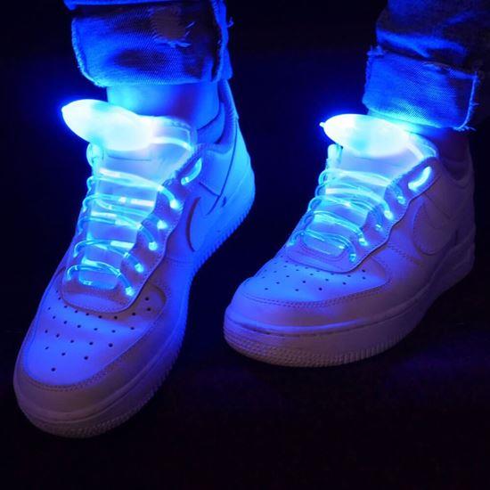 Imaginea din Șireturi luminoase cu LED - albastru