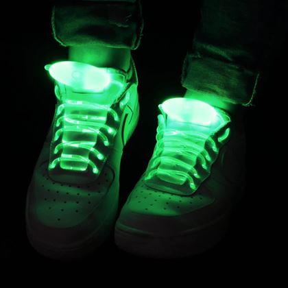 Imaginea din Șireturi luminoase cu LED - verde