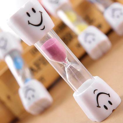 Imaginea din Clepsidră pentru curățarea dinților - roz