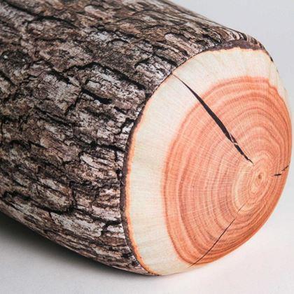Imaginea din Pernă de lemn în formă de buștean