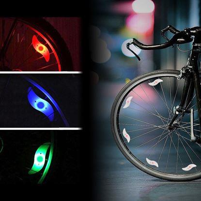 Imaginea Vrteșoaica luminoasă pentru bicicletă, set de 2 bucăți