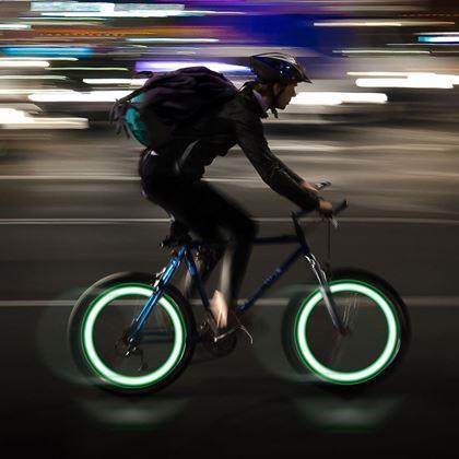 Imaginea din Vrteșoaica luminoasă pentru bicicletă, set de 2 bucăți