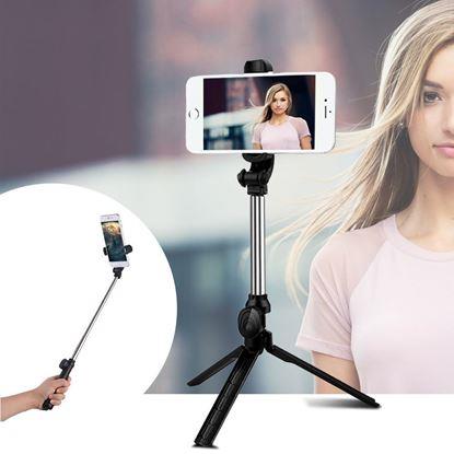 Imaginea Selfie stick cu trepied