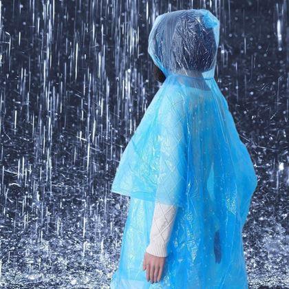 Imaginea din Pelerină de ploaie - albastră