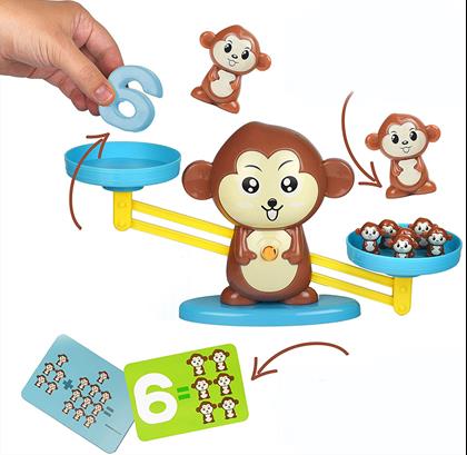 Imaginea din Cântar monkey cu cifre