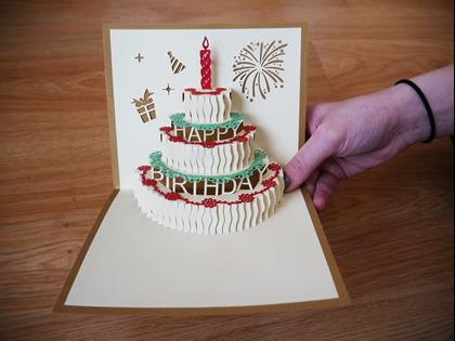 Imaginea din 3D urare de ziua de naștere