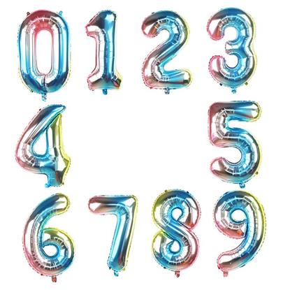 Imaginea Balonase umflate cu numere