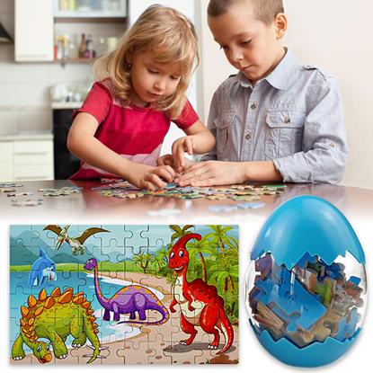 Imaginea Puzzle cu dinozauri