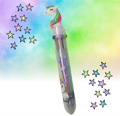 Imaginea din Pix multicolor - unicorn