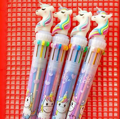 Imaginea din Pix multicolor - unicorn