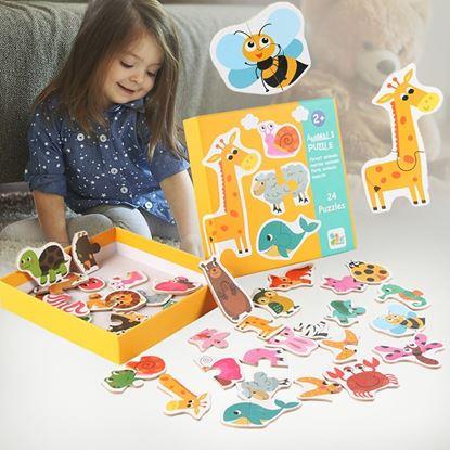 Imaginea Puzzle pentru copii - animăluțe