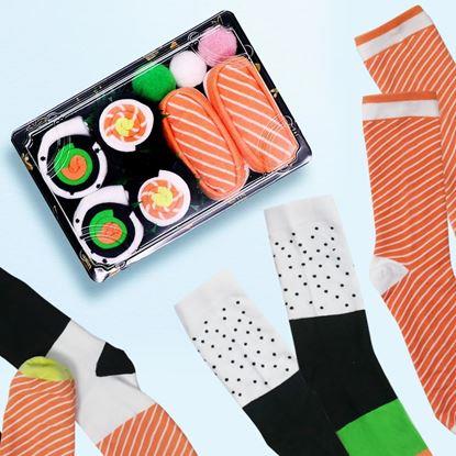 Imaginea Sosete vesele - set sushi