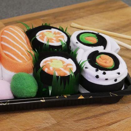 Imaginea din Sosete vesele - set sushi