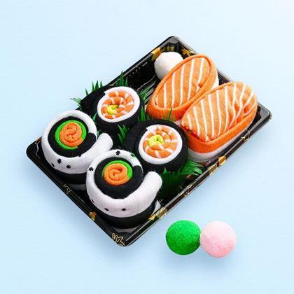 Imaginea din Sosete vesele - set sushi