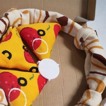 Imaginea din Set 4 perechi de șosete - pizza