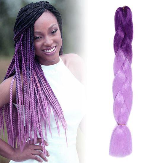 Imaginea din Extensie păr - ombre violet