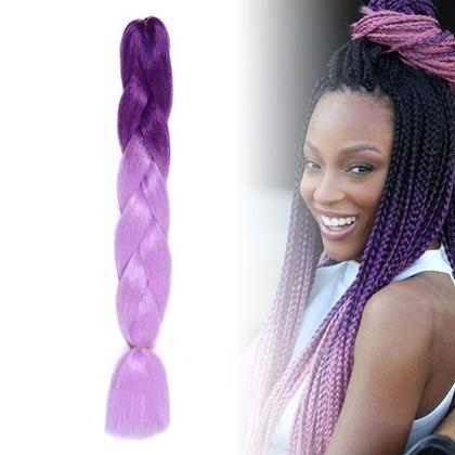 Imaginea din Extensie păr - ombre violet