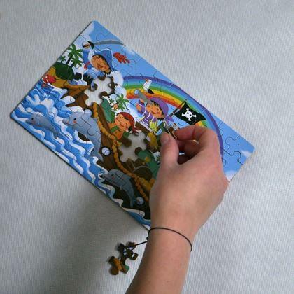 Imaginea din Puzzle pentru copii - pirați
