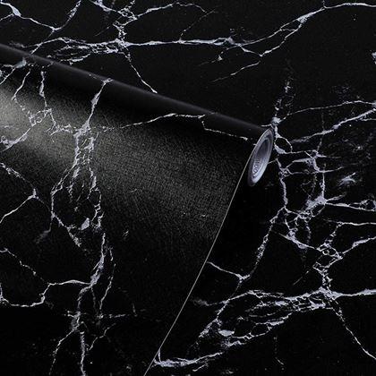 Imaginea din Tapetă - marmoră neagră 100cm
