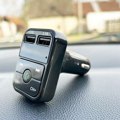 Imaginea FM bluetooth transmitter pentru mașină cu USB