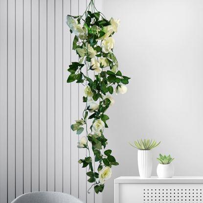 Imaginea Floare artificială suspendată - albă