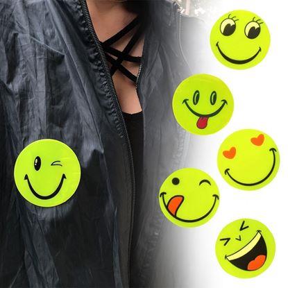 Imaginea Sticker-uri reflexive cu fețe zâmbitoare