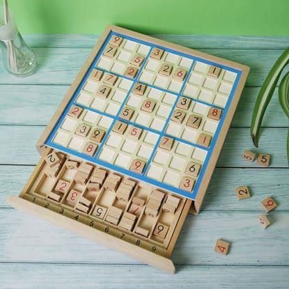 Imaginea Sudoku din lemn