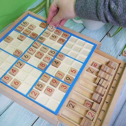 Imaginea Sudoku din lemn
