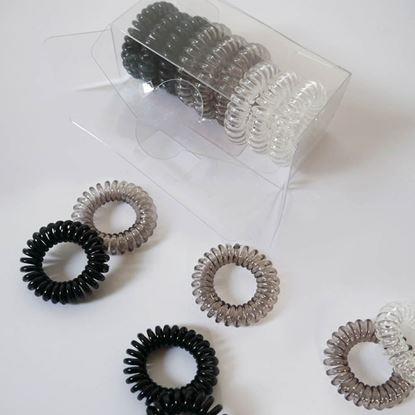 Imaginea Elastice pentru păr spirale 9 buc