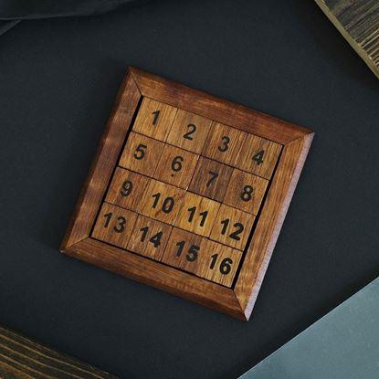 Imaginea Puzzle glisant din lemn