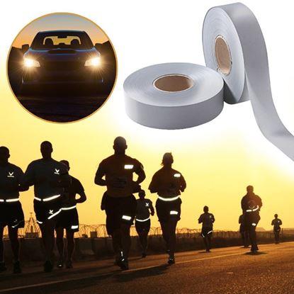 Imaginea Bandă reflectorizantă argintie de 5 m