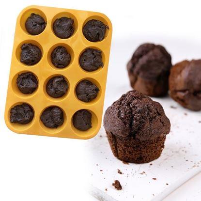 Imaginea Formă de silicon pentru 12 muffin-uri