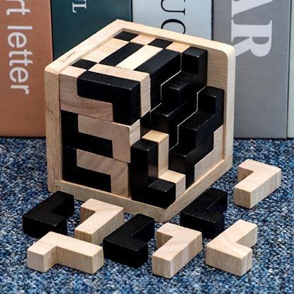 Imaginea Puzzle din lemn - deluxe