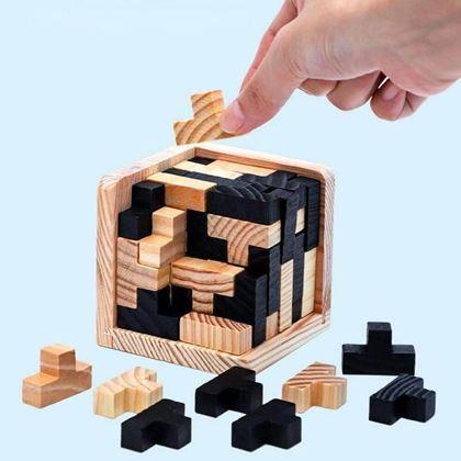 Imaginea din Puzzle din lemn - deluxe