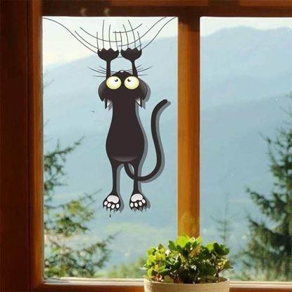 Imaginea Autocolant amuzant - pisică