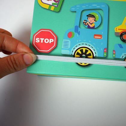 Imaginea din Cutie de jocuri magnetice - mijloace de transport