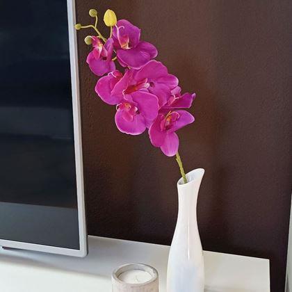 Imaginea din Flori artificiale orhidee - roz închis