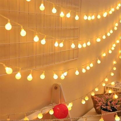 Imaginea Lanț luminos cu LED-uri și becuri mici