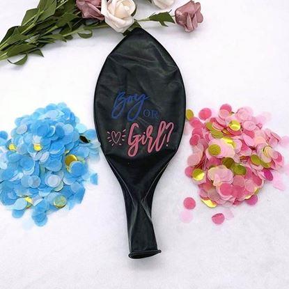Imaginea Baloane cu confetti - Fată sau băiat?