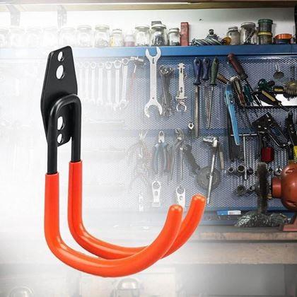 Imaginea din Cârlig metalic de perete, cauciucat – M