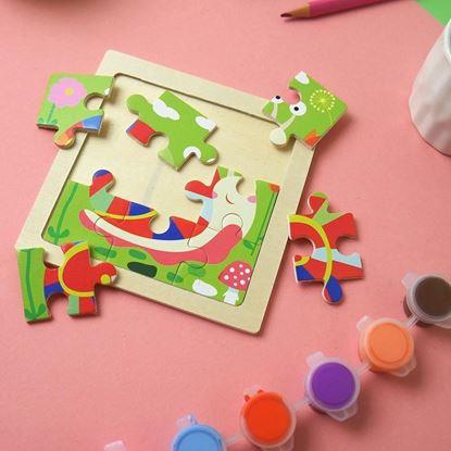 Imaginea Puzzle din lemn pentru copii