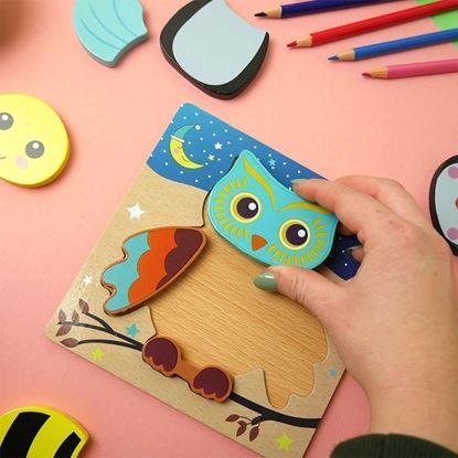 Imaginea Puzzle din lemn pentru cei mai mici