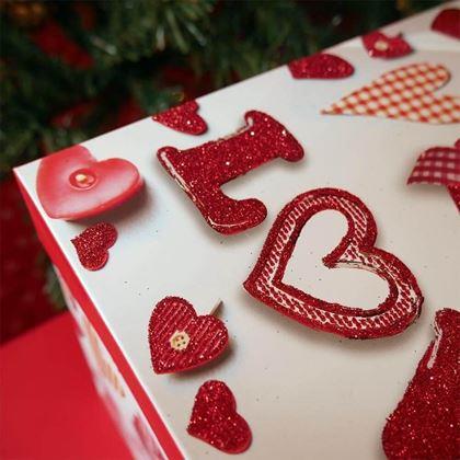 Imaginea din Cutie cadou 22 cm - inima Valentine's Day