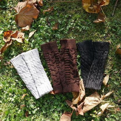 Imaginea Mâneci tricotate pentru mâini