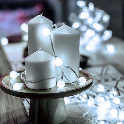 Imaginea din Ghirlandă cu beculețe LED - lumină rece
