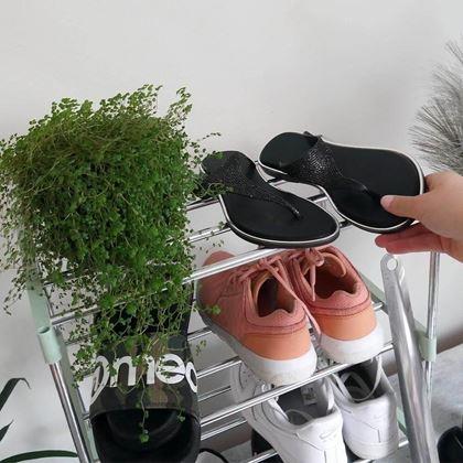 Imaginea din Raft pliabil pentru pantofi - verde deschis