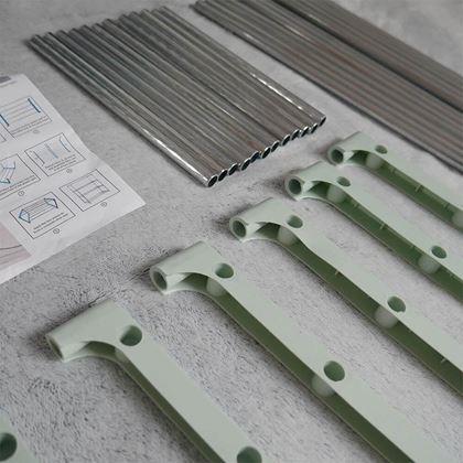 Imaginea din Raft pliabil pentru pantofi - verde deschis