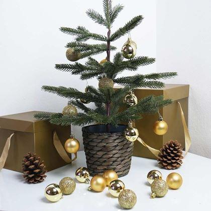 Imaginea din Set de ornamente pentru Crăciun, 24 bucăți - aurii