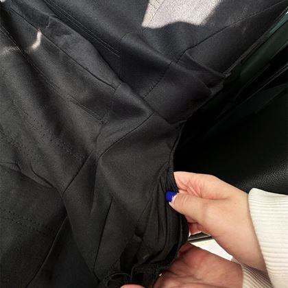 Imaginea din Husă de protecție pentru mașină 9 bucăți - negru